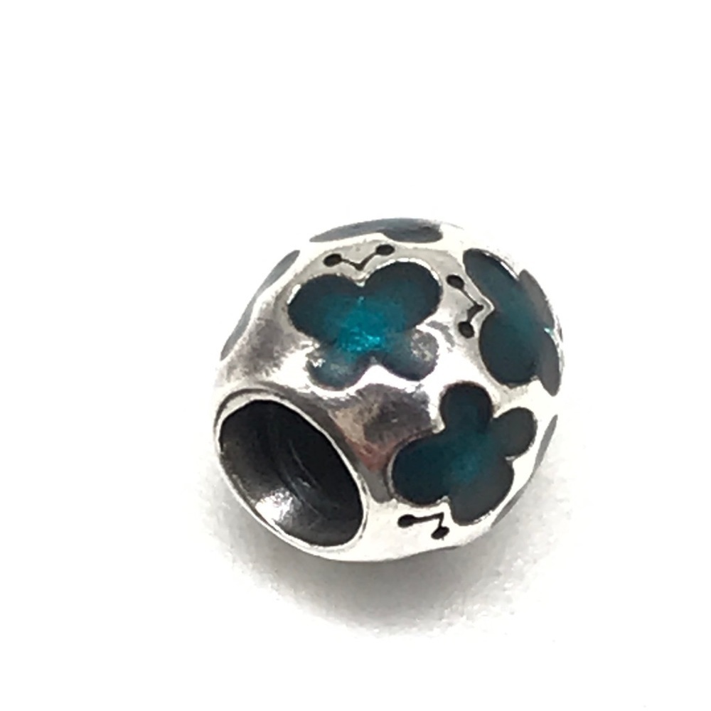 Pandora Teal Enamel Butterfly Charm